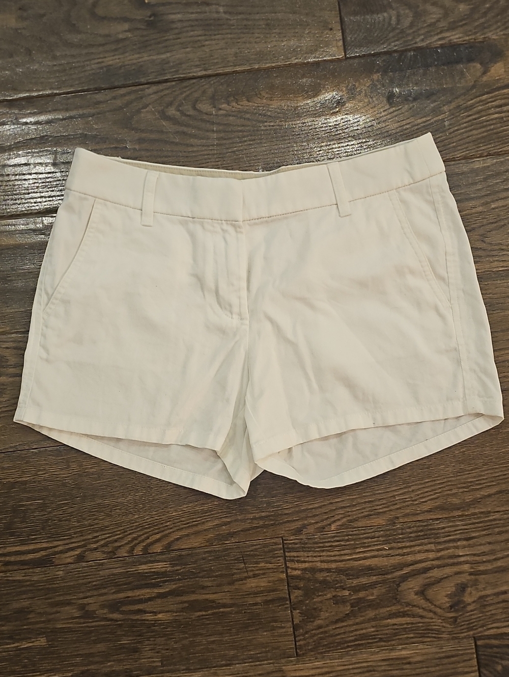 Jcrew White Cotton Shorts